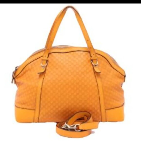 Gucci Microguccissima Dome bag in tangerine leather - EUC - Picture 1 of 9